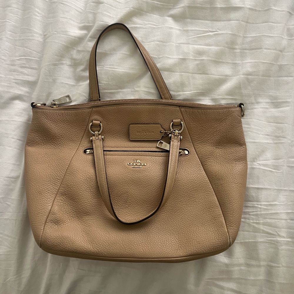 Coach Tan Leather purse